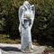 Roman 22.75" Memorial Angel with Flowers Outdoor Garden Statue